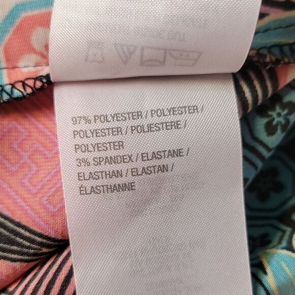 Bob Mackie Wearable Art Colorful Kimono Jacket Duster Cardigan Retro Pattern - Picture 8 of 10